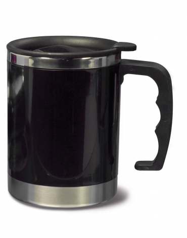 Aluminiowy bidon reklamowy, czarny